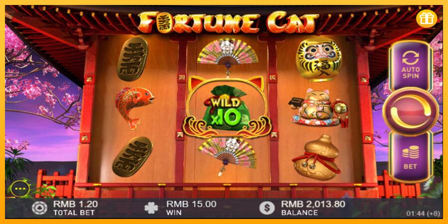 Fortune Cat игрална машина за пари, снимка 1