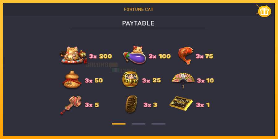 Fortune Cat игрална машина за пари, снимка 3