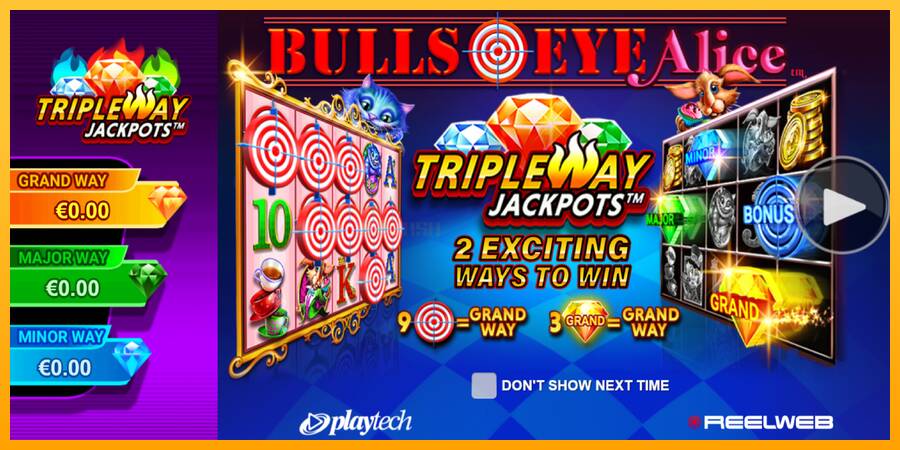 Bulls Eye Alice игрална машина за пари, снимка 1