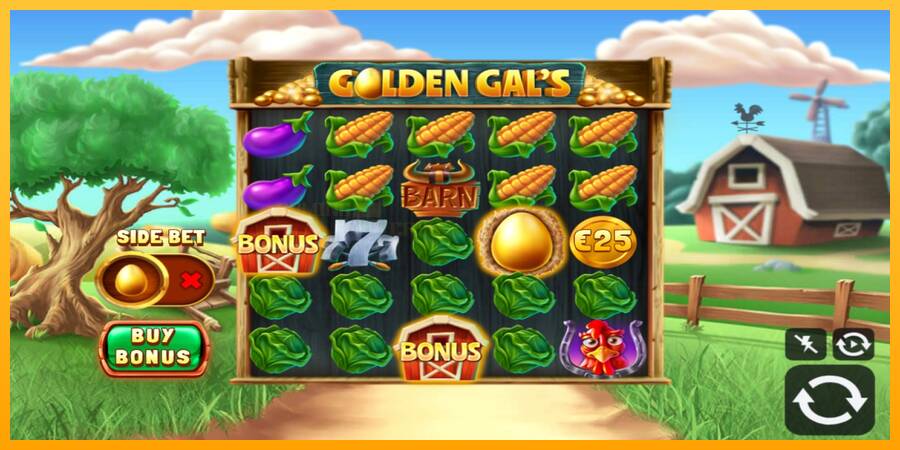 Golden Gals игрална машина за пари, снимка 1