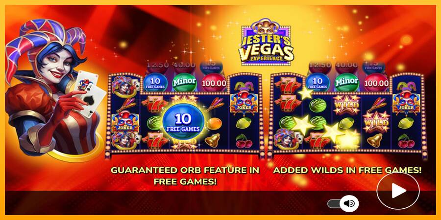 Jesters Vegas Experience игрална машина за пари, снимка 1