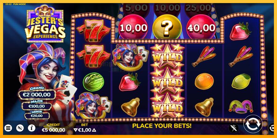 Jesters Vegas Experience игрална машина за пари, снимка 2