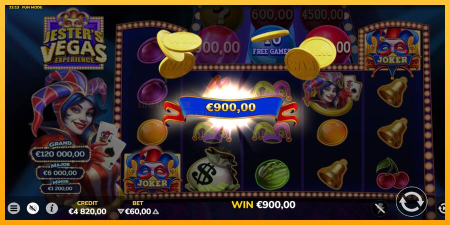 Jesters Vegas Experience игрална машина за пари, снимка 3