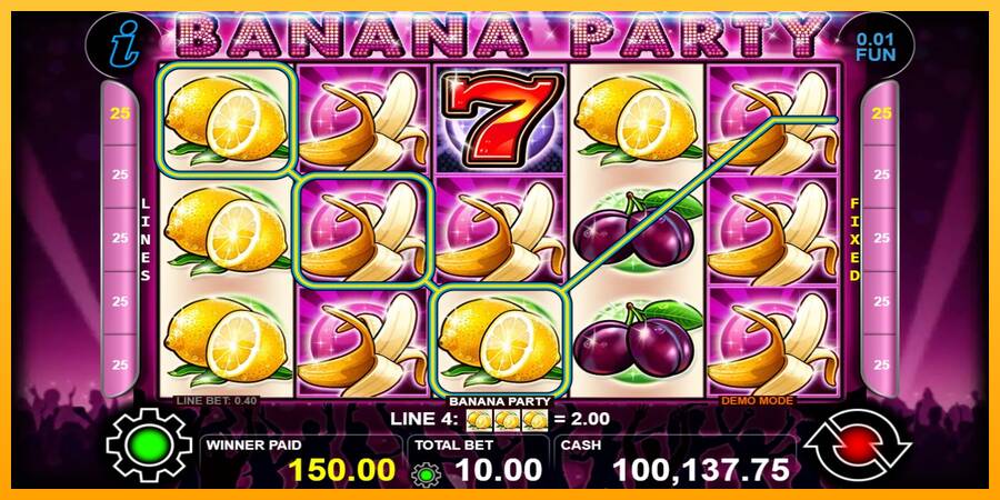 Banana Party игрална машина за пари, снимка 3