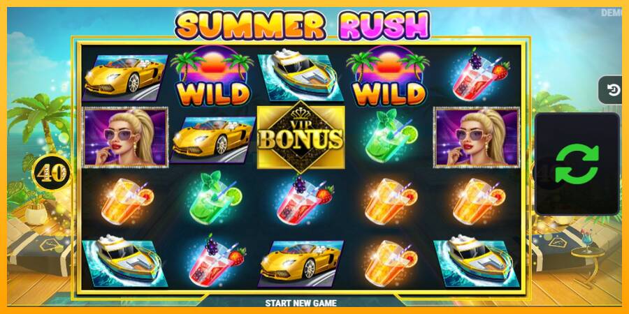 Summer Rush игрална машина за пари, снимка 1