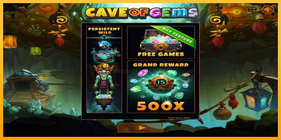 Cave of Gems игрална машина за пари, снимка 1