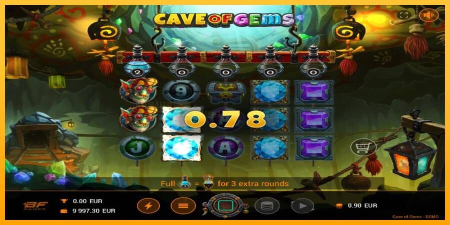 Cave of Gems игрална машина за пари, снимка 3