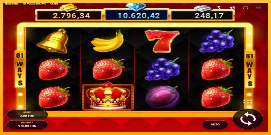 81 Vegas Crown игрална машина за пари, снимка 3