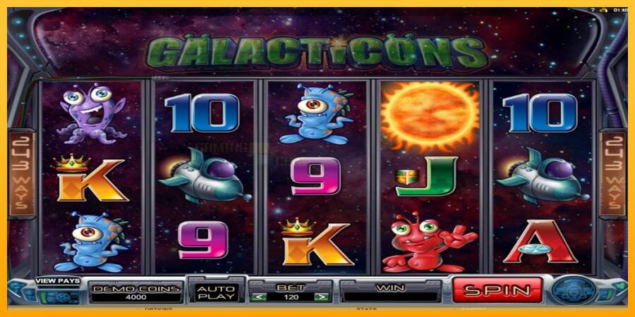 Galacticons игрална машина за пари, снимка 1