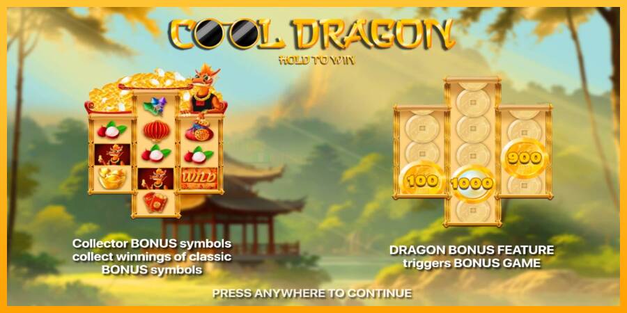 Cool Dragon: Hold to Win игрална машина за пари, снимка 1