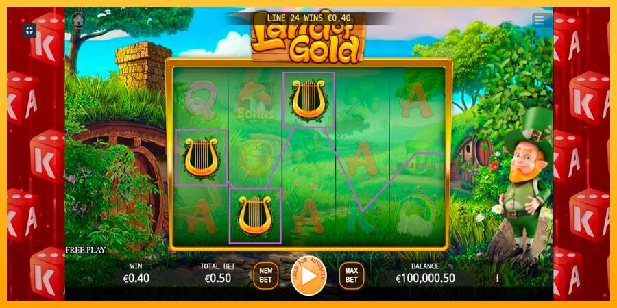 Land of Gold игрална машина за пари, снимка 5