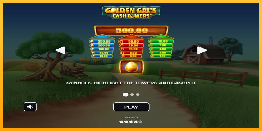 Golden Gal’s Cash Tower игрална машина за пари, снимка 1