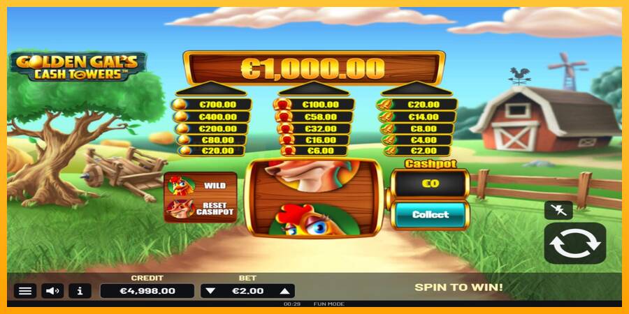 Golden Gal’s Cash Tower игрална машина за пари, снимка 2