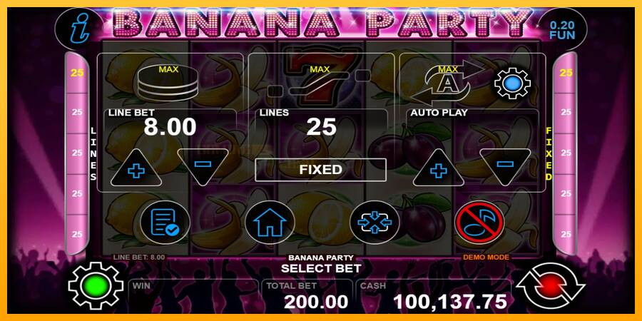 Banana Party игрална машина за пари, снимка 4