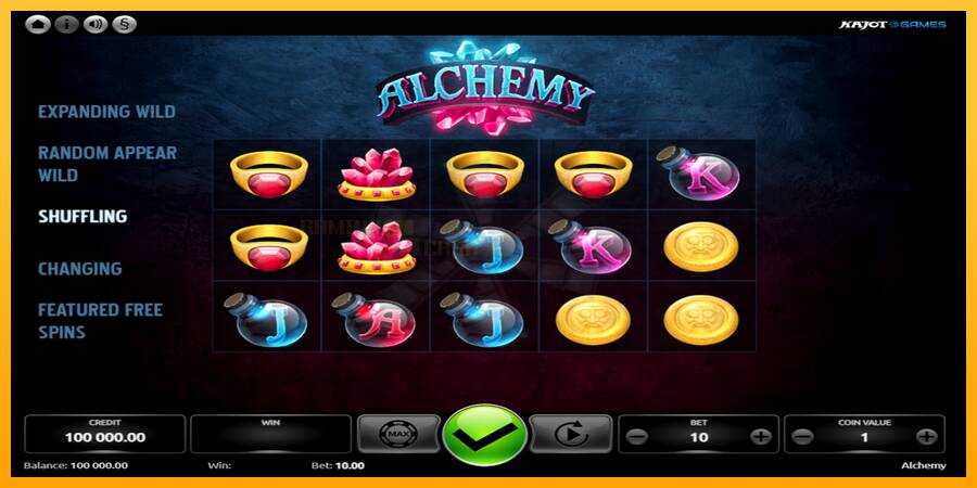 Alchemy игрална машина за пари, снимка 1