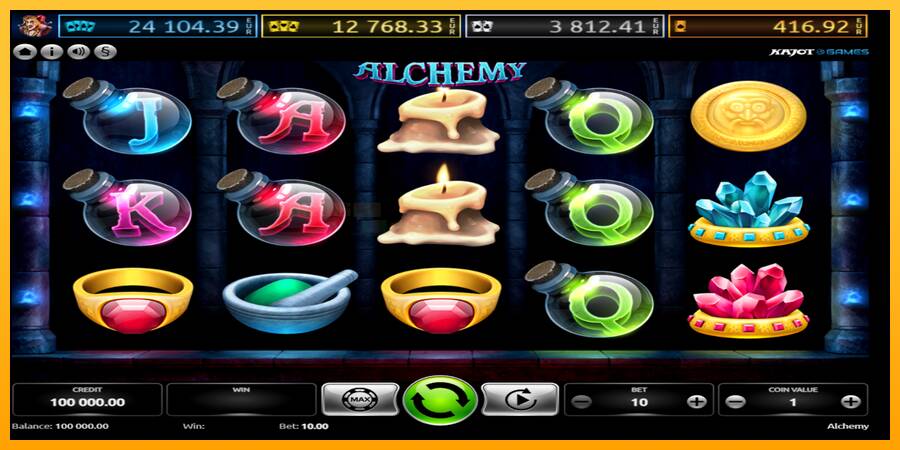 Alchemy игрална машина за пари, снимка 2