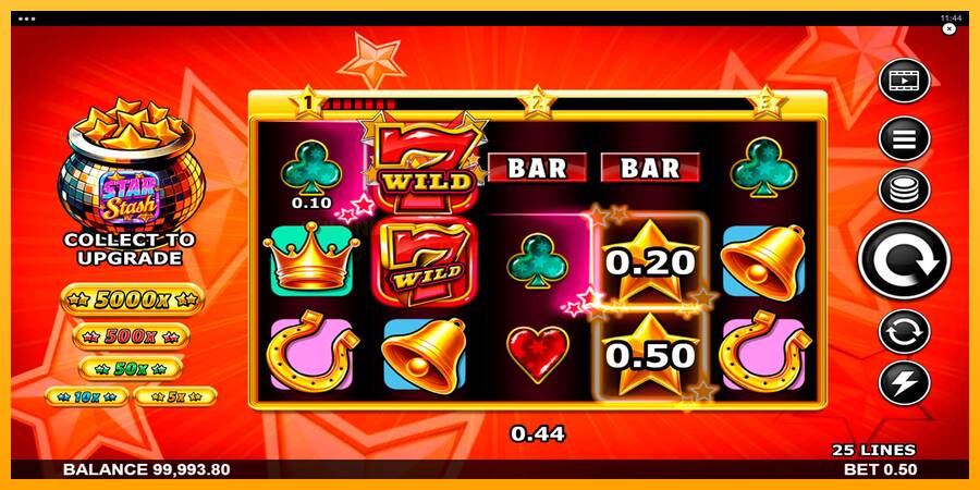 Star Stash Wild 7s игрална машина за пари, снимка 4