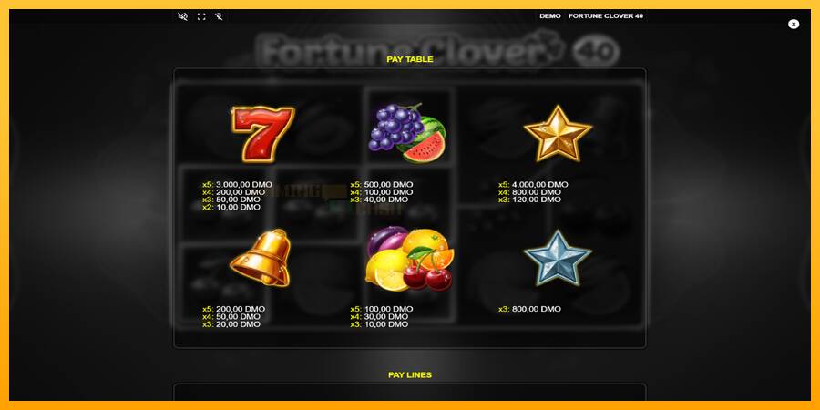 Fortune Clover 40 игрална машина за пари, снимка 5