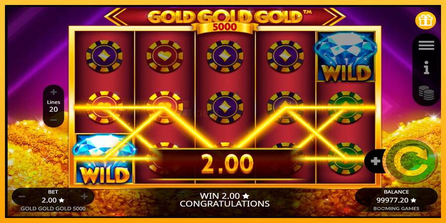 Gold Gold Gold 5000 игрална машина за пари, снимка 5