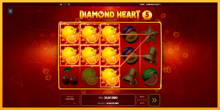 Diamond Heart 5 игрална машина за пари, снимка 3