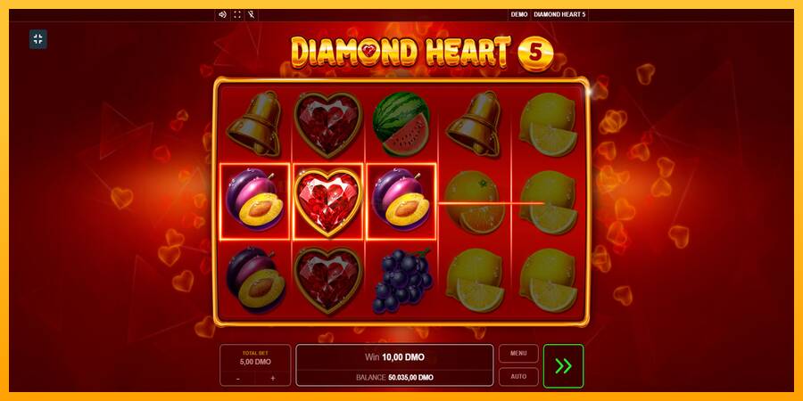 Diamond Heart 5 игрална машина за пари, снимка 5