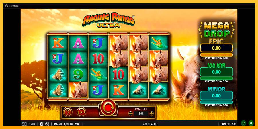 Raging Rhino Ultra игрална машина за пари, снимка 1