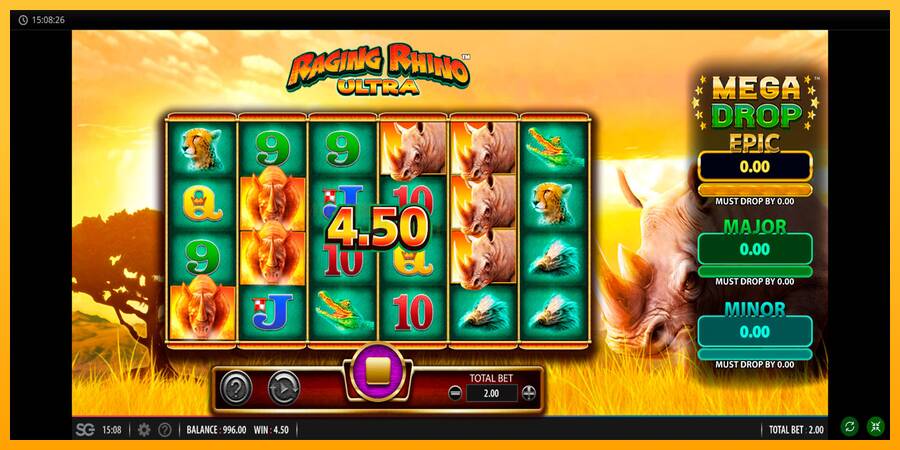 Raging Rhino Ultra игрална машина за пари, снимка 2