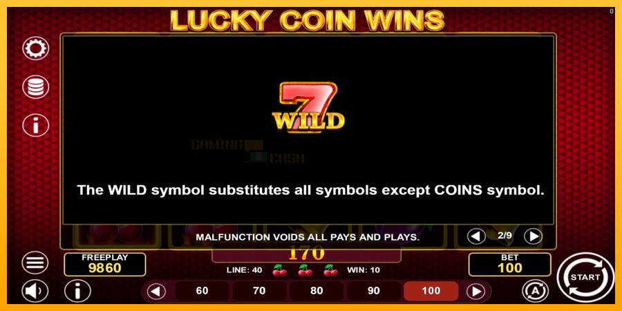 Lucky Coin Wins игрална машина за пари, снимка 5