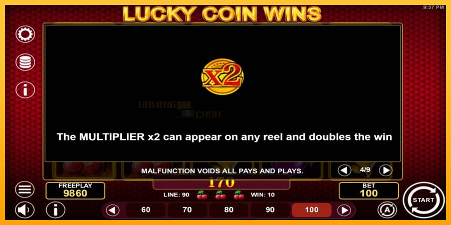 Lucky Coin Wins игрална машина за пари, снимка 7