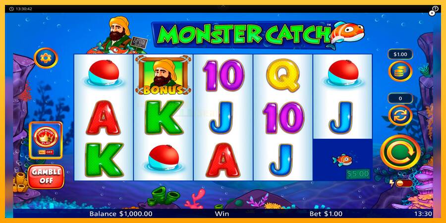 Monster Catch игрална машина за пари, снимка 1