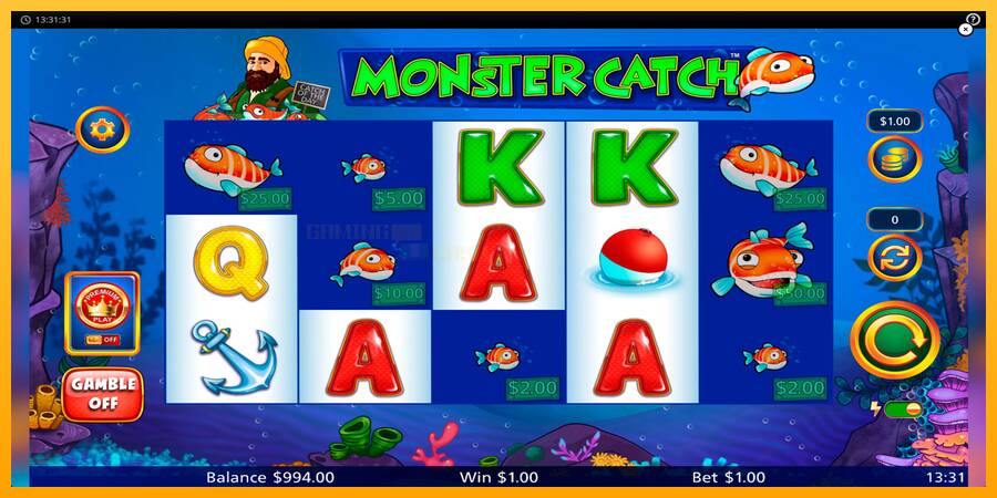 Monster Catch игрална машина за пари, снимка 2