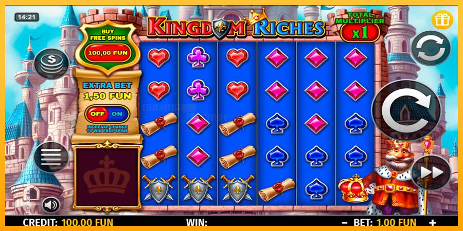 Kingdom Riches игрална машина за пари, снимка 1