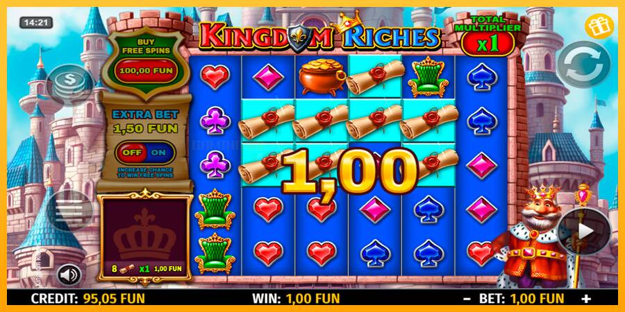 Kingdom Riches игрална машина за пари, снимка 3