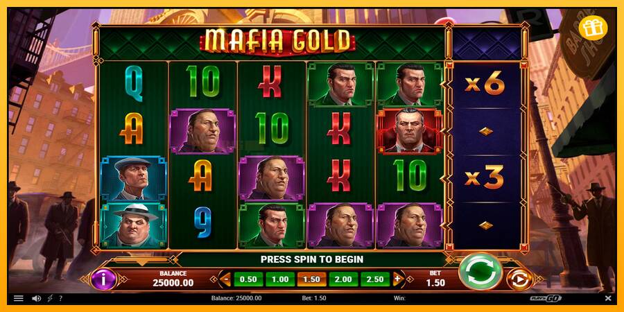 Mafia Gold игрална машина за пари, снимка 1