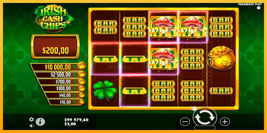 Irish Cash Chips игрална машина за пари, снимка 3