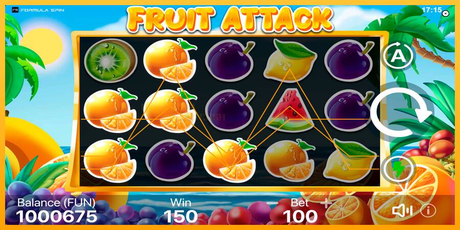 Fruit Attack игрална машина за пари, снимка 2