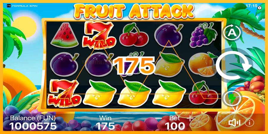 Fruit Attack игрална машина за пари, снимка 5