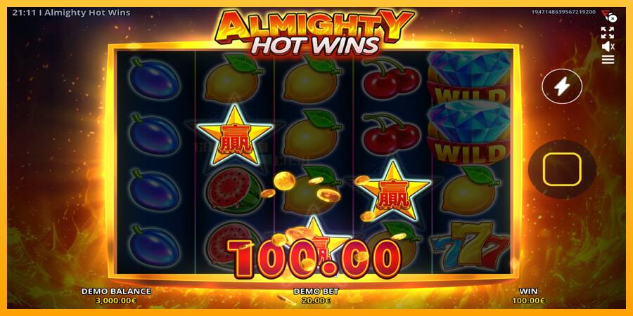 Almighty Hot Wins игрална машина за пари, снимка 3