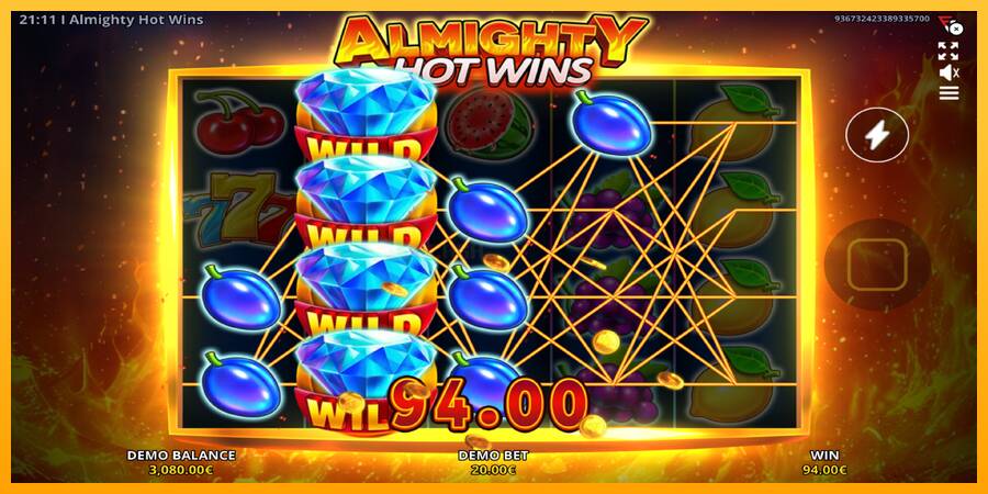 Almighty Hot Wins игрална машина за пари, снимка 4