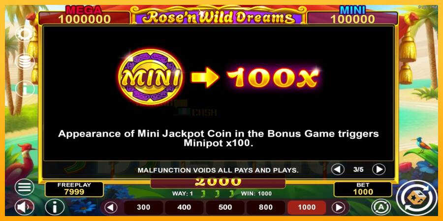 Rose’n Wild Dreams Hold & Win игрална машина за пари, снимка 6