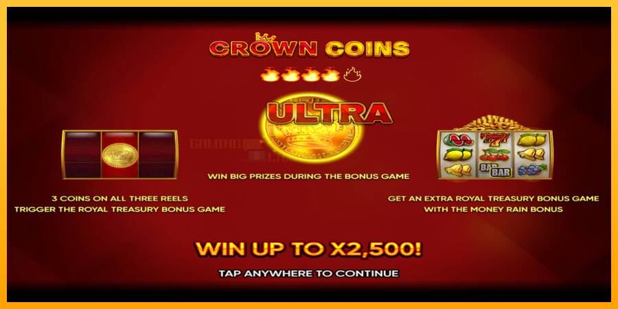 Crown Coins игрална машина за пари, снимка 1