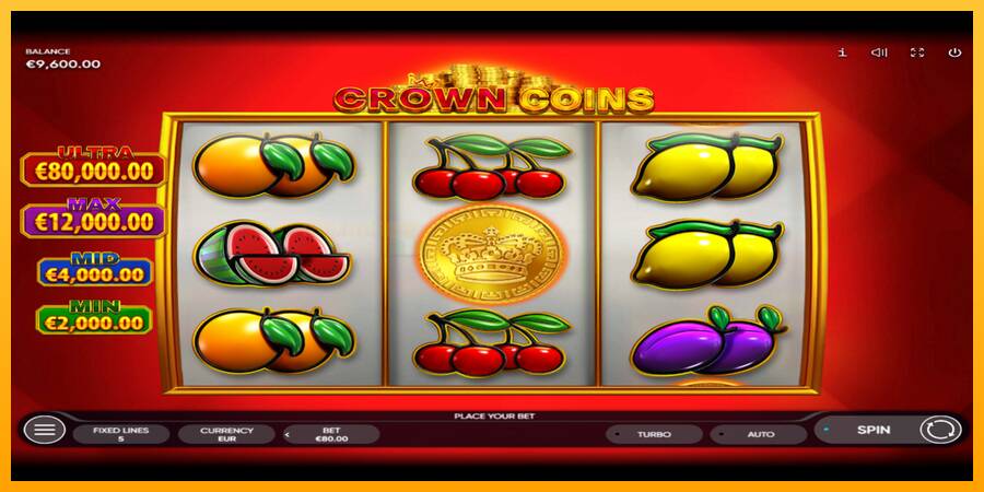 Crown Coins игрална машина за пари, снимка 2