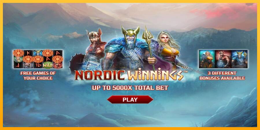 Nordic Winnings игрална машина за пари, снимка 1