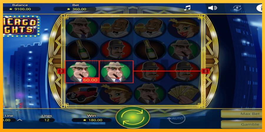 Chicago Nights игрална машина за пари, снимка 2