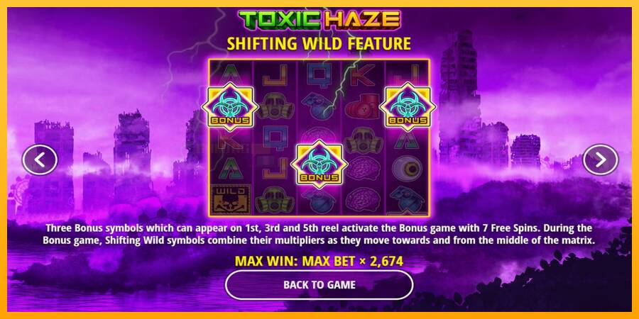 Toxic Haze игрална машина за пари, снимка 6