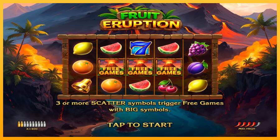 Fruit Eruption игрална машина за пари, снимка 1