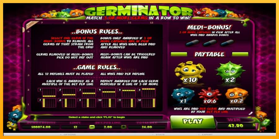 Germinator игрална машина за пари, снимка 2