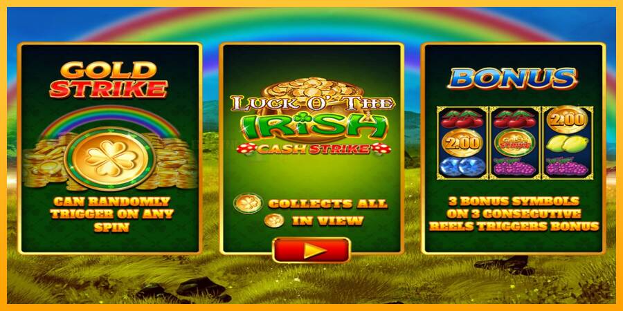 Luck O’ The Irish Cash Strike игрална машина за пари, снимка 1