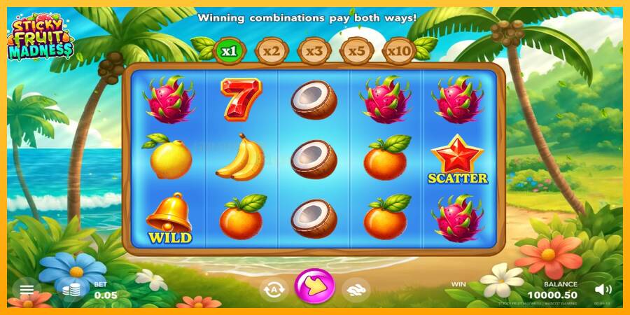 Sticky Fruit Madness игрална машина за пари, снимка 4