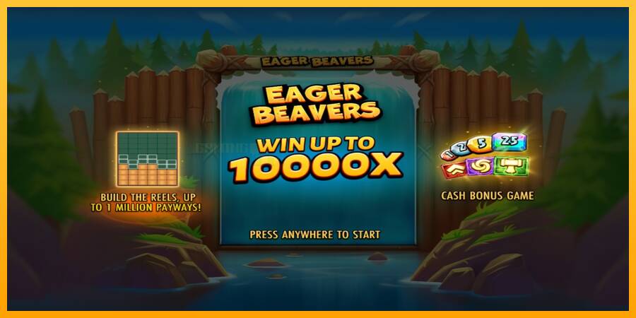 Eager Beavers игрална машина за пари, снимка 1